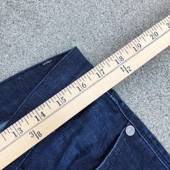 ROCK & REPUBLIC Straight Leg Jeans Women's 12 Blue Denim Mid Rise Dark W…​ - Picture 7 of 8